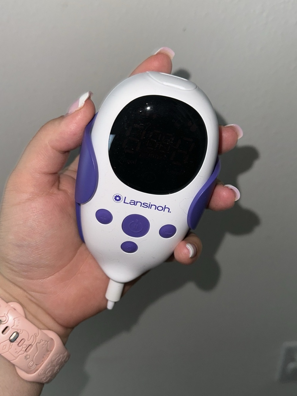 Lansinoh White & Purple Electronic Baby Motor